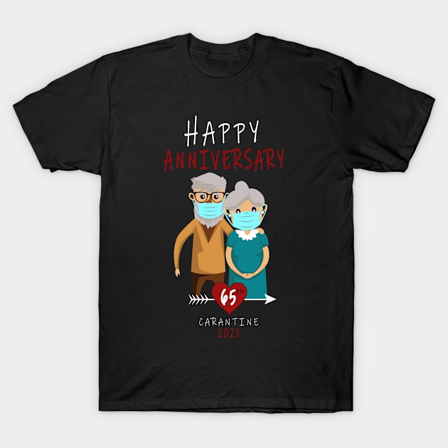 take care of each other's health Anniversary 65th T-Shirt by campervan